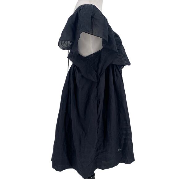 Free People Hailey Scoop Neck Cap Sleeve Mini Swing Dress New with tags Size XS - Picture 8 of 11